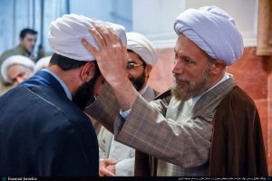 مراسم تلبس و عمامه گذاری حوزه علمیه منصوریه