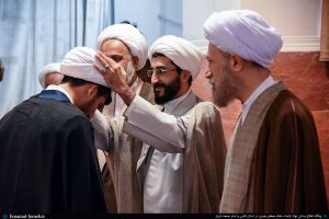 مراسم تلبس و عمامه گذاری حوزه علمیه منصوریه