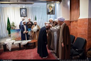 مراسم تلبس و عمامه گذاری حوزه علمیه منصوریه
