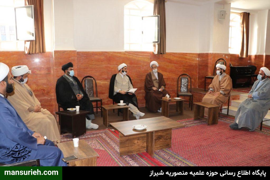 بازدید مدیر ارزیابی،نظارت وآمار از دفتر برنامه ریزی ونظارت حوزه علمیه کشور از مدرسه منصوریه