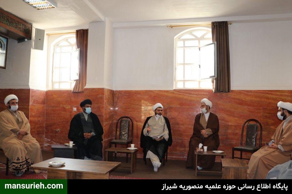 بازدید مدیر ارزیابی،نظارت وآمار از دفتر برنامه ریزی ونظارت حوزه علمیه کشور از مدرسه منصوریه