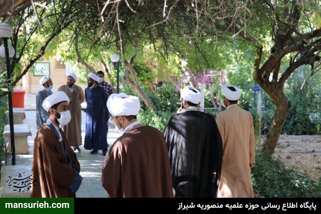 بازدید مدیر ارزیابی،نظارت وآمار از دفتر برنامه ریزی ونظارت حوزه علمیه کشور از مدرسه منصوریه