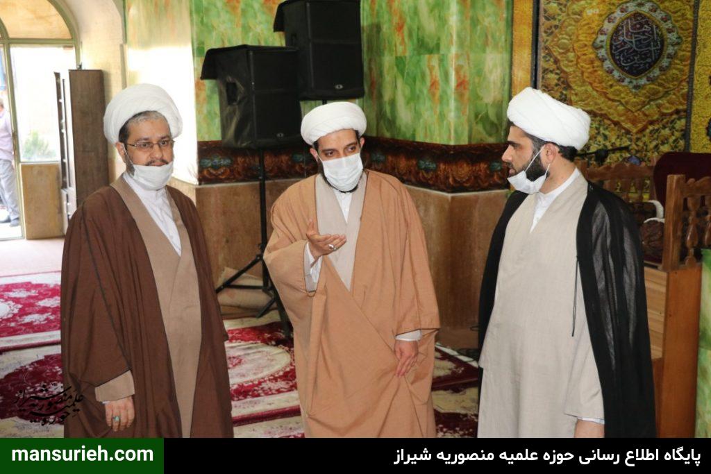 بازدید مدیر ارزیابی،نظارت وآمار از دفتر برنامه ریزی ونظارت حوزه علمیه کشور از مدرسه منصوریه