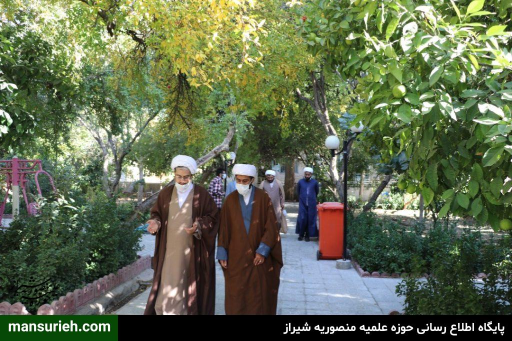 بازدید مدیر ارزیابی،نظارت وآمار از دفتر برنامه ریزی ونظارت حوزه علمیه کشور از مدرسه منصوریه