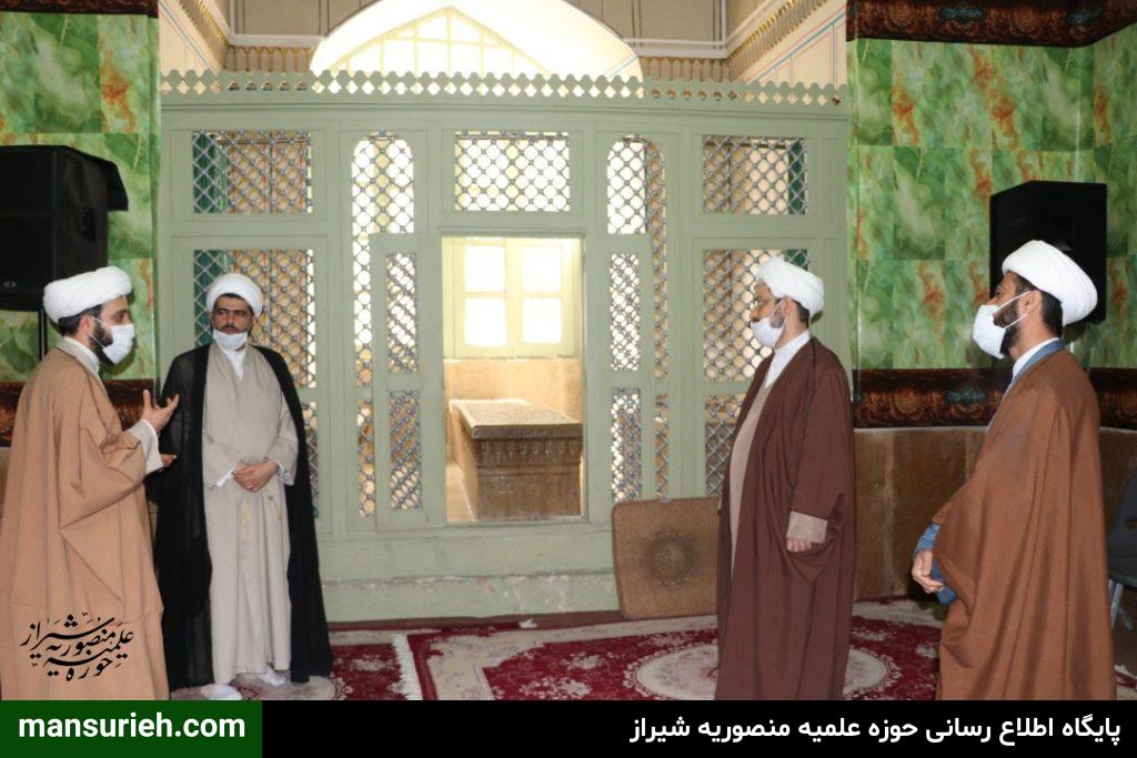 بازدید مدیر ارزیابی،نظارت وآمار از دفتر برنامه ریزی ونظارت حوزه علمیه کشور از مدرسه منصوریه