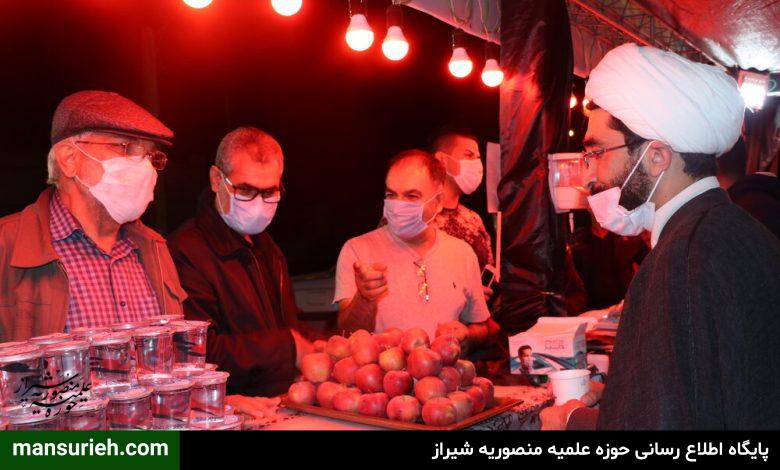 بازدید مدیر حوزه علمیه فارس از موکب قشقایی ها و قمربنی هاشم(ع)