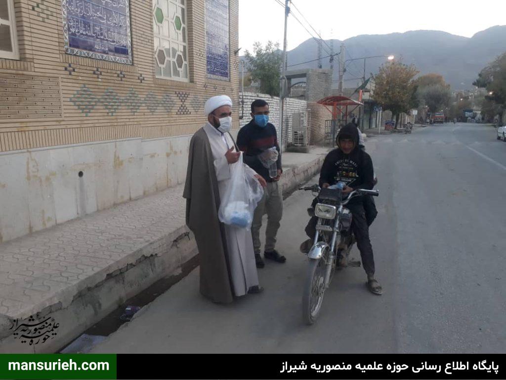 توزیع ماسک در مزایجان بوانات