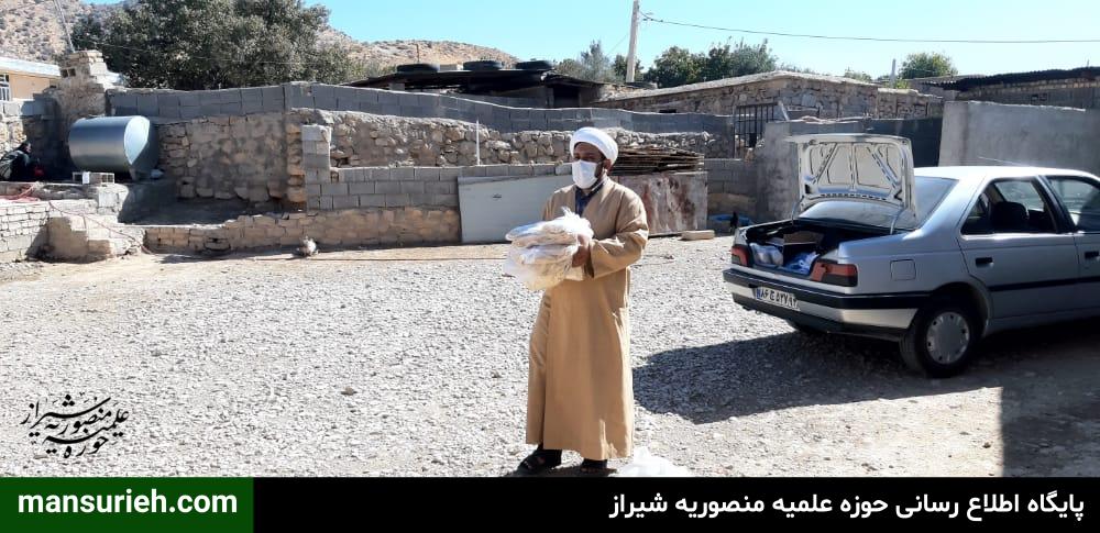 توزیع لوازم تحریر و نان توسط قرارگاه عمار حوزه منصوریه