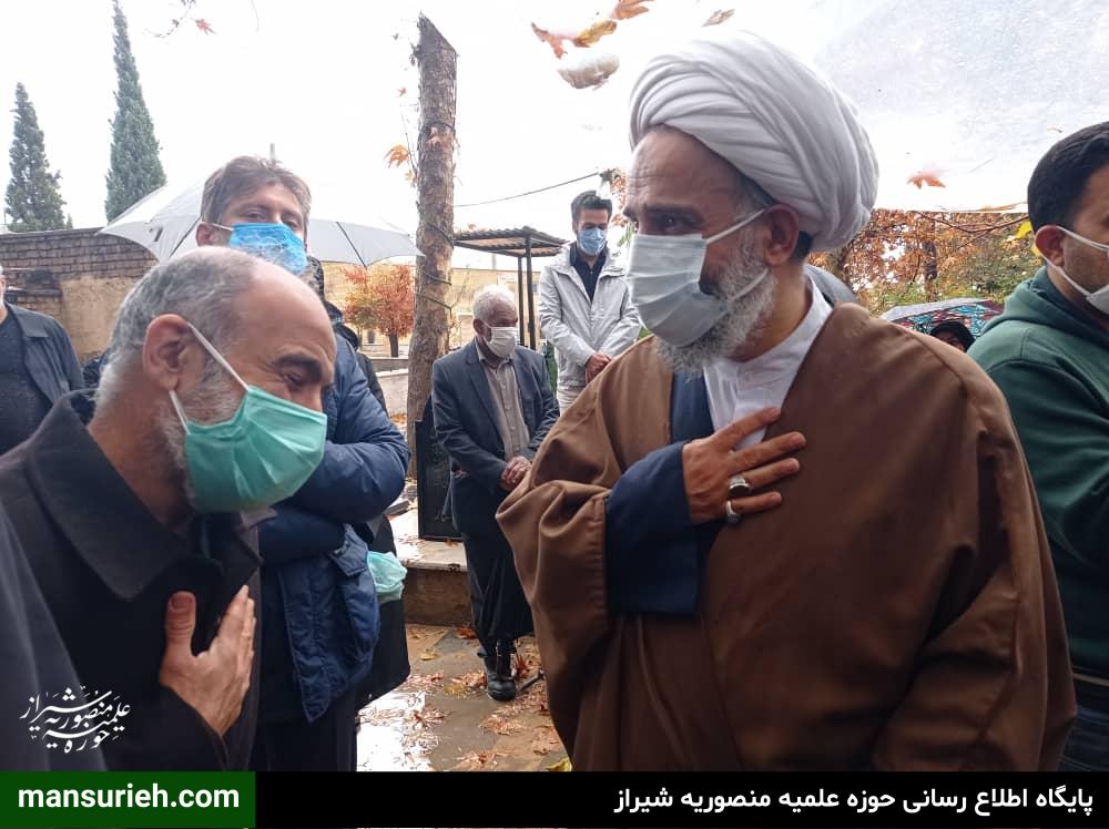 تصاویر| مراسم خاکسپاری صبیه مرحوم حضرت آیت الله محمدرضا حدائق