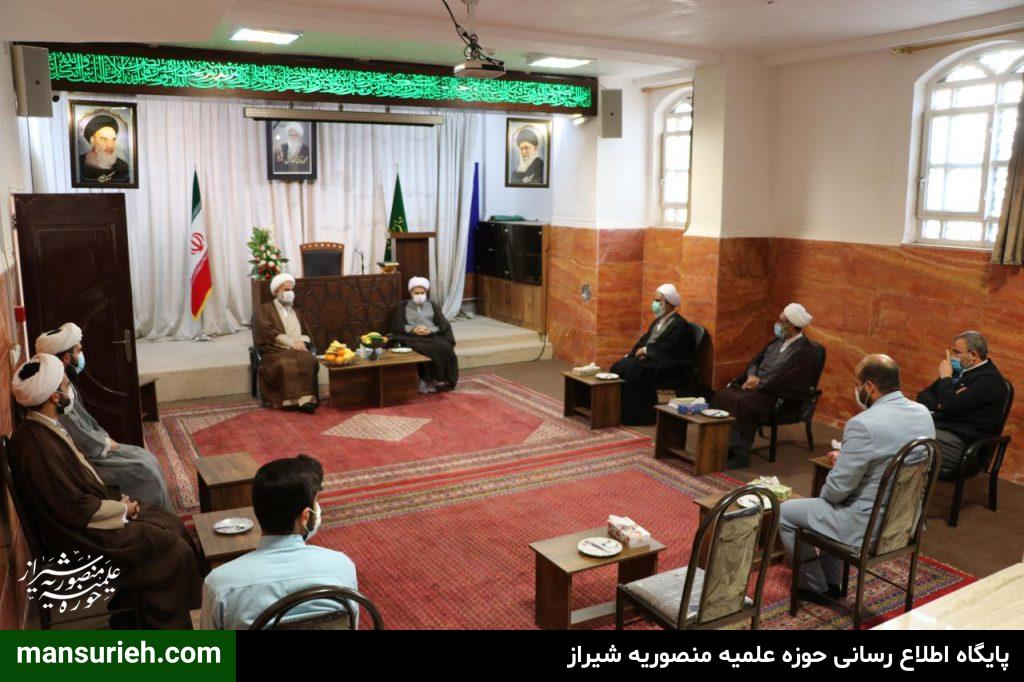 دیدار حضرت آیت الله دژکام با حضرت استاد حاج شیخ علیرضا حدائق