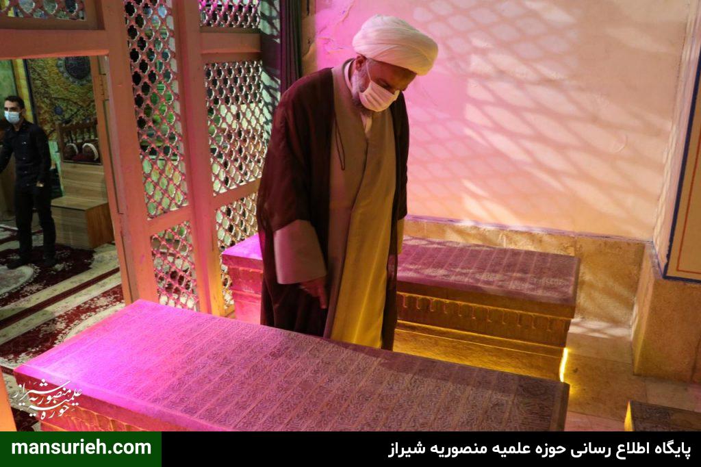 دیدار حضرت آیت الله دژکام با حضرت استاد حاج شیخ علیرضا حدائق