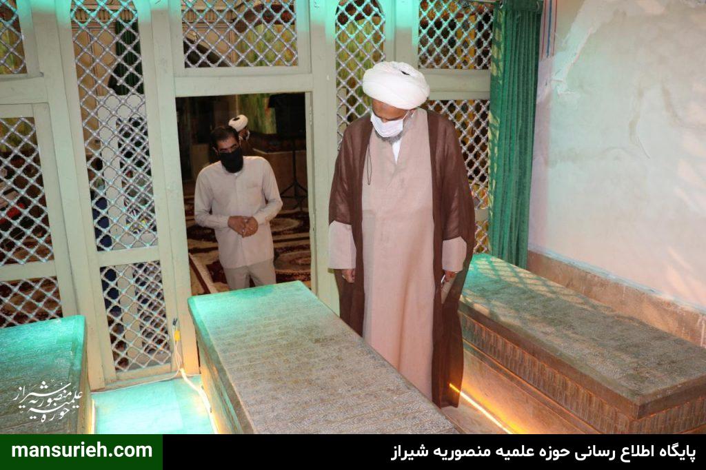 دیدار حضرت آیت الله دژکام با حضرت استاد حاج شیخ علیرضا حدائق