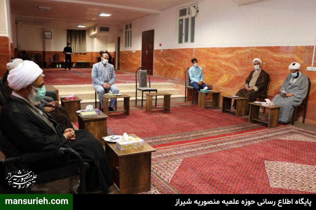 دیدار حضرت آیت الله دژکام با حضرت استاد حاج شیخ علیرضا حدائق