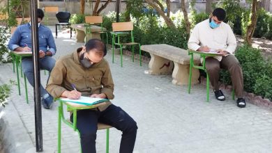تصاویر| برگزاری امتحانات تجدیدی و ارتقایی طلاب و روحانیون